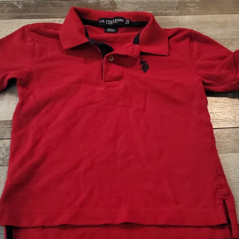 US Polo boys xs 4-5 polo shirt